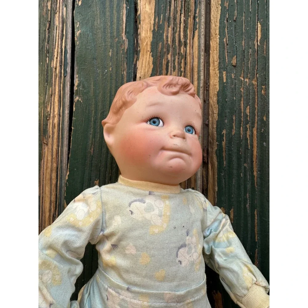 Ashton Drake Yolanda Bello Jason Porcelain Baby Doll Picture Perfect Babies Blue